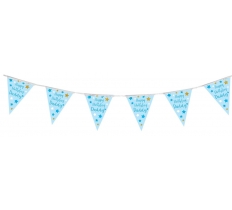 Party Bunting Happy Birthday Daddy Holographic 11 flags 3.9m