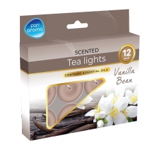 Tea-lights 12pack Colour Vanilla Bea