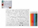 Colour Your Own Christmas Placemats With 6 Pencil