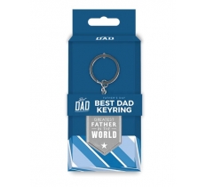 Worlds Best Dad Metal Keyring