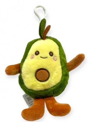 Bag Clip 13cm Plush Avocado