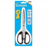 Tiger 21cm Black Handle Scissors Carded