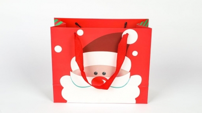 Santa Red Gift bag large 31x27x12cm