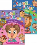 Funny Faces Sticker Book 1 & 2 ( Zero Vat )