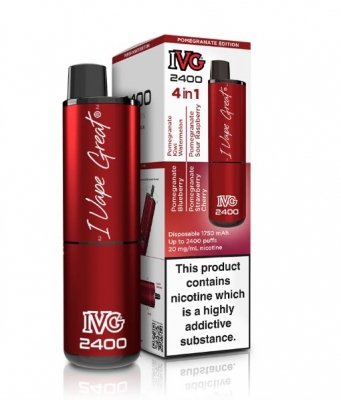 IVG 2400 Puff 4 In 1 Disposable Vape Pomegranate Edition