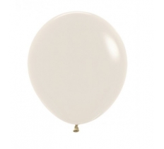 Sempertex 18" Pastel Dusk Cream Latex Balloons 25Pack