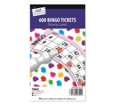 Tallon Jumbo Bingo Tickets 21 X 12cm