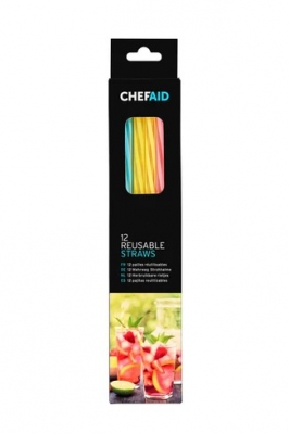 Chef Aid 12 Reusable Straw