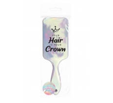 Printed Iridescent Paddle Hair Brush