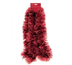 Christmas Chunky Red Tinsel 2m