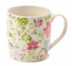 Julie Dodsworth Pink Botanical Porcelain Mug