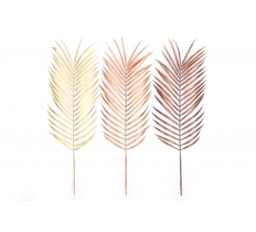 60cm Metallic Leaf Deco