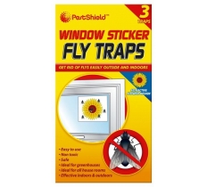 Window Sticker Fly Traps 3 Pack