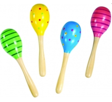 Wooden Maracas 19cm