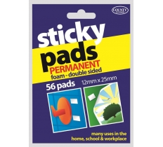 County Sticky Pads 12 X 25mm