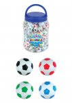 Football Bouncy Balls / Jet Balls 3.3cm X 72 ( 17p Each )