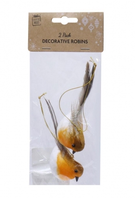 Hanging Robin Deco 2 Pack