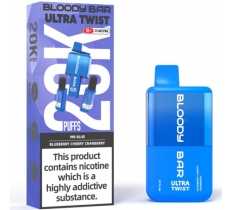 Bloody Bar Ultra 20K Vape Mr Blue & Blue Cherry Cranberry