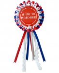 A Day To Remember Jumbo Rosettes 37cm Union Jack Colours