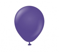 Kalisan 5" Standard Violet Latex Balloons 100 Pack