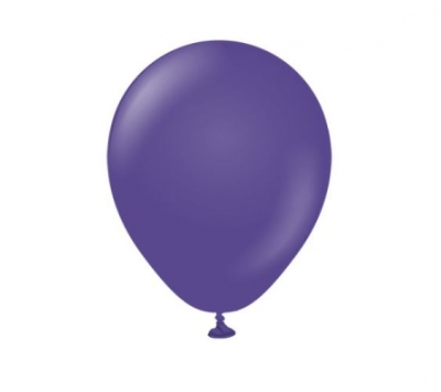 Kalisan 5" Standard Violet Latex Balloons 100 Pack