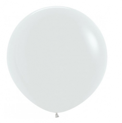 Sempertex 36" White Latex Balloons 2 Pack