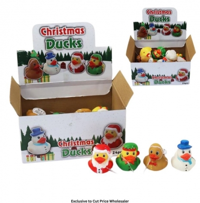 Mini Christmas Rubber Ducks (5cm)