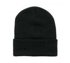 Child Black Knitted Adult Polyester Hat