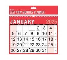 2025 Calendar R&B MTV Easy View