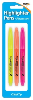 Tiger Highlighter Pens 3 Pack