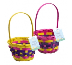 Easter Large Woven Treat Basket