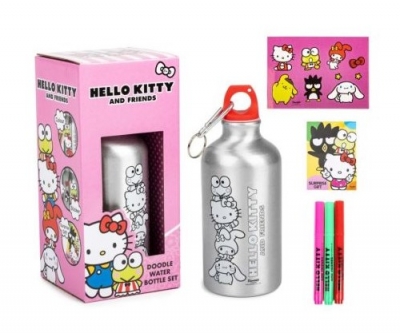 Hello Kitty Doodle Water Bottle