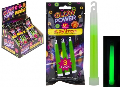 Glow Sticks 6" Pack Of 3