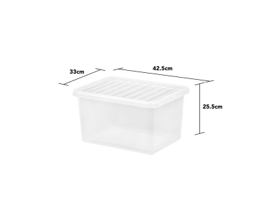 Wham Crystal 25L Box And Lid