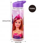 Barbie Drinking Bottle with Straw 650ml