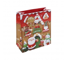 Christmas Santa's Grotto Medium Gift Bag