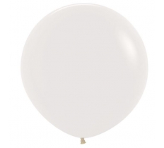 Crystal Solid Clear 24" Latex Balloons 60cm - 3 Pack