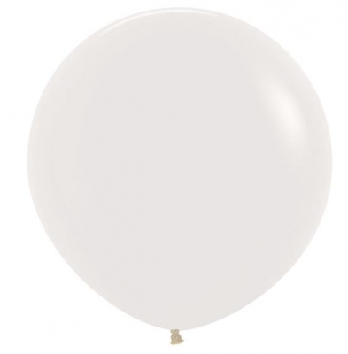 Crystal Solid Clear 24" Latex Balloons 60cm - 3 Pack