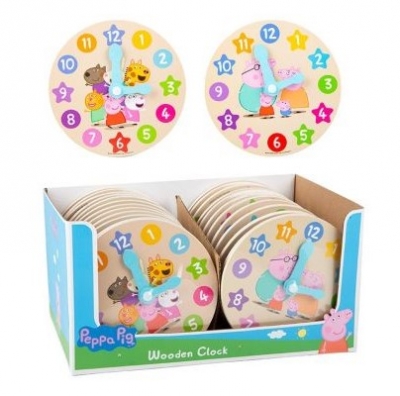 Peppa Pig My First Wooden Clock