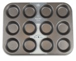 12 Cup Baking Tray