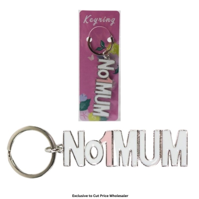 No 1 Mum Keychain