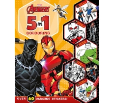 Marvel Avengers 5 in 1 Colouring