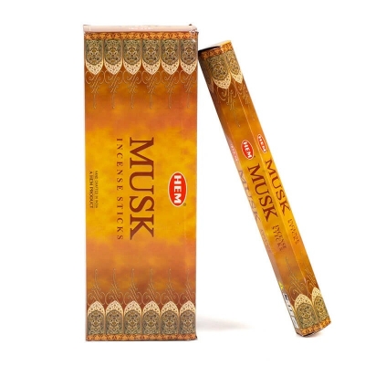 Hem Musk 20 Incense Sticks X 6 Pack
