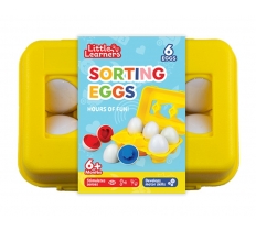 Little Learners Matching Eggs 6pk