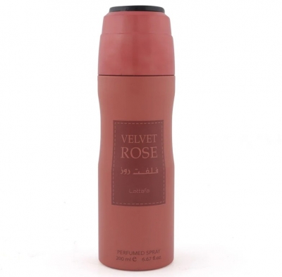 Lattafa Velvet Rose (X12 Pack) 200ml Dubai Perfume Deodorant