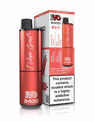 IVG 2400 Puff 4 In 1 Disposable Vape Guava Edition