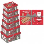 6Pc Oblong Christmas Eve Deliver Box