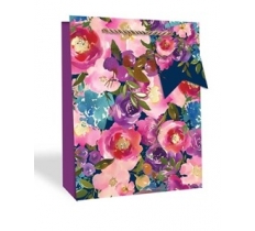 Gift Bag Floral Medium