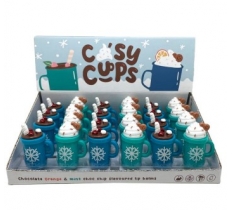 Cosy Hot Chocolate Lip Balm in Cup Shaped Holder