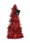 Red Tinsel Tree 31cm